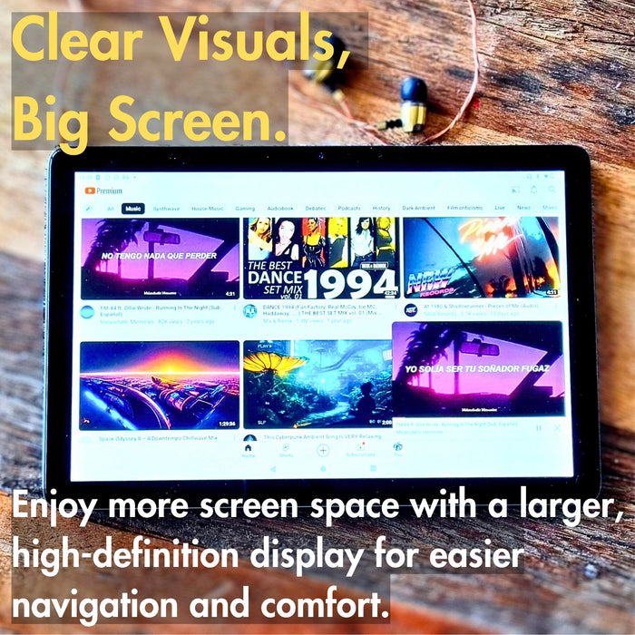 NEOCORE E2 | Tablette Android 10,1'' | 20 Go de RAM | 128 Go de stockage | 15h+ Batterie