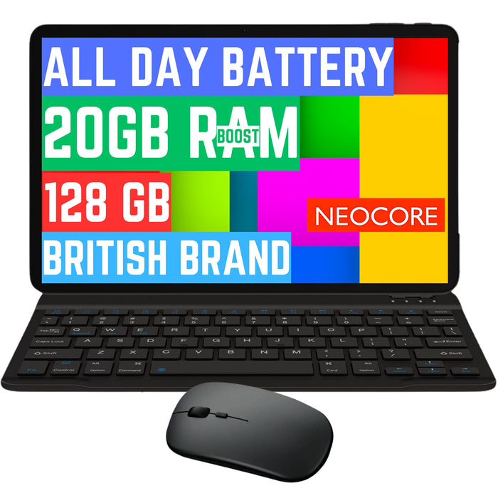 NEOCORE E2s Pro Edition (Case+Keyboard+Mouse)| 10.1'' Android Tablet | 20GB RAM | 128GB Storage | 15h+ Battery | Pre-Order 7.11