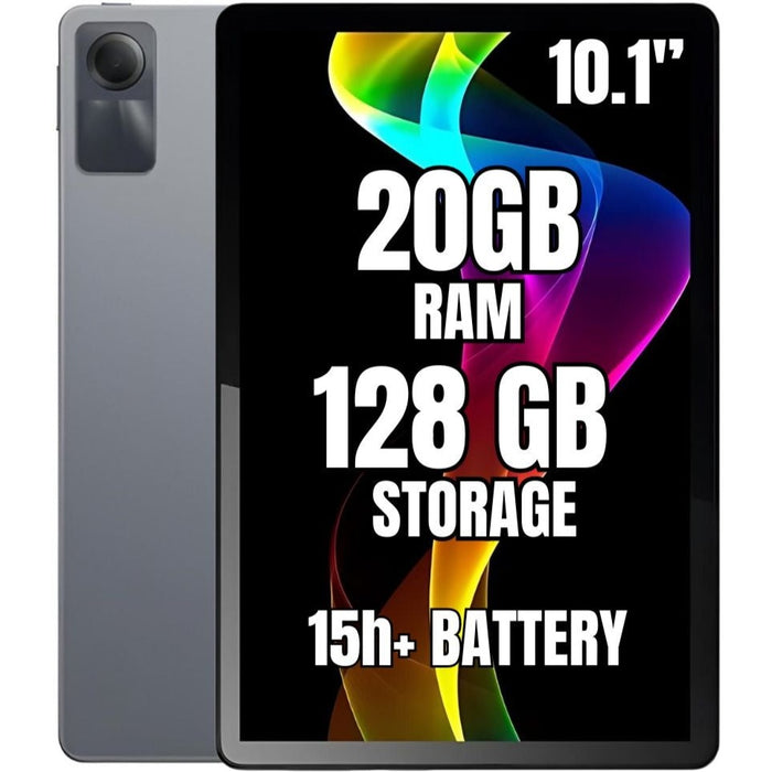 NEOCORE E2 | Tablette Android 10,1'' | 20 Go de RAM | 128 Go de stockage | 15h+ Batterie 
