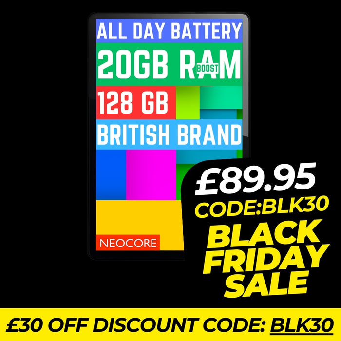 NEOCORE E2s | 10.1'' Android Tablet | 20GB RAM | 128GB Storage | 15h+ Battery |  Pre-Order  15.12