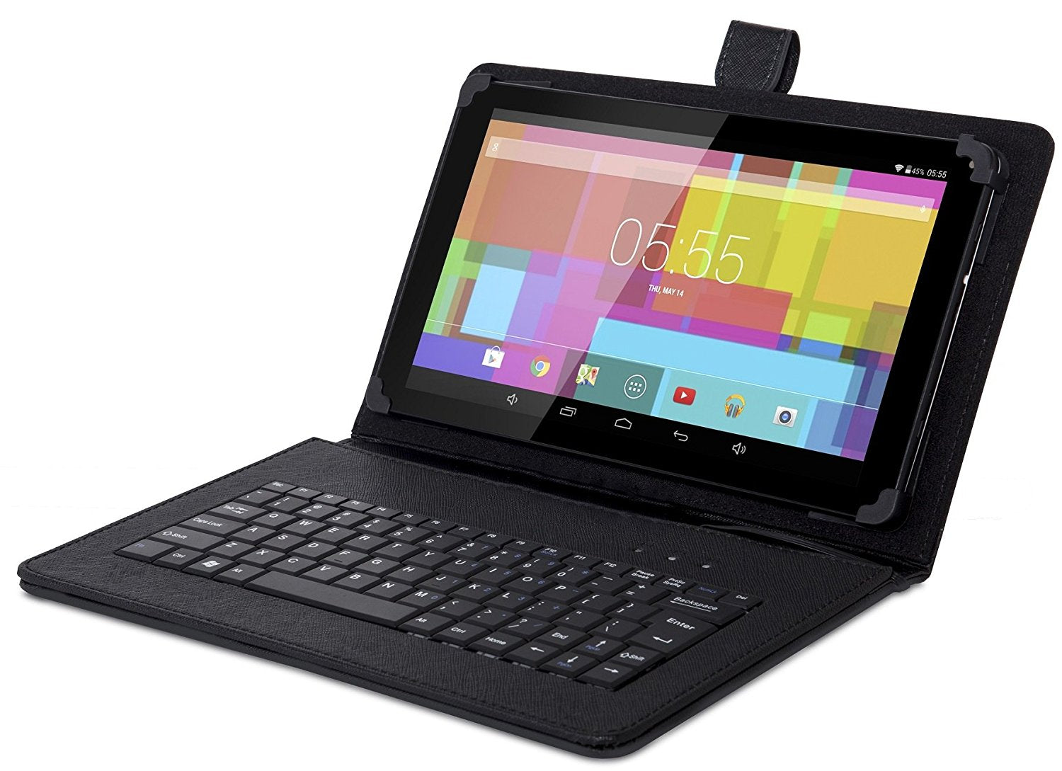USB Full QWERTY keyboard with case for 10 inch tablets - TforTablet
